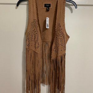 Women's Forever21 Fringe Vest Size SMall
